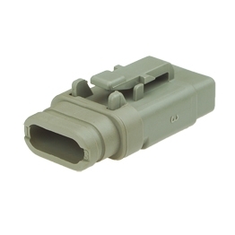 Deutsch DTM06-3S-E007 - 3 Way Plug Deutsch DTM-Series with End Cap