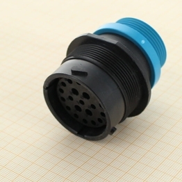 Deutsch HDP24-24-21SE-L015 - 21 way Female HDP20 Series Flange Connector with E-Seal