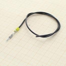 000979132E - Gedichtete Reparaturleitung mit Micro-Timer II Flachstecker 1.0 mm2 - schwarz