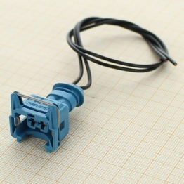 Full assembled Tyco 963040-1 - 2 Way Blue Female Junior Power Timer Connector