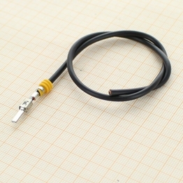 000979226E - Gedichtete Reparaturleitung mit Junior Power Timer Flachstecker 2.5 mm2 - schwarz