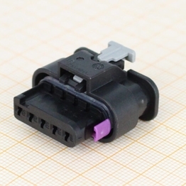 4F0 973 705 - 5 Way Sealed Female Connector 1.2 mm with CPA, 1-row, Cod. A, Variant I, (neutral)