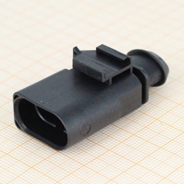 1J0973803 - 3 Way Sealed Male Connector 1.5 mm, 1-row, Coding I, (neutral)