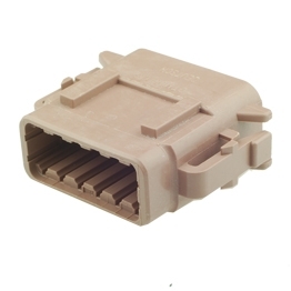 Deutsch DTM06-12SD - 12 way brown plug Deutsch DTM Series, Coding D