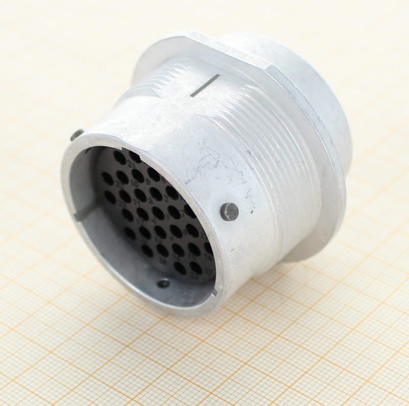 Deutsch HD34-24-31ST - 31 Way Sealed Socket Circular Aluminium HD30 Connector