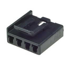 Delphi 12052856 Receptacle - 4 Way Black Metri-Pack 280 Unsealed Female Connector