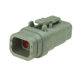 Deutsch DTM06-4S-E007 - 4 Way Plug Deutsch DTM-Series with End Cap