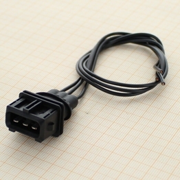 Vormontierter 443 906 247 - 3-poliger gedichteter maennlicher Stecker 2.8 mm, 1-reihig, Codierung I mit Leitung (OEM neutral)