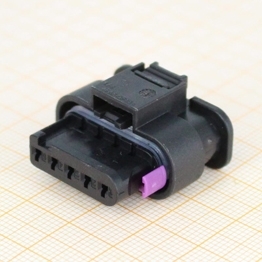 4H0973705 - 5 Way Sealed Female Connector 1.2 mm, 1-row, Cod. A, Variant I, (neutral)