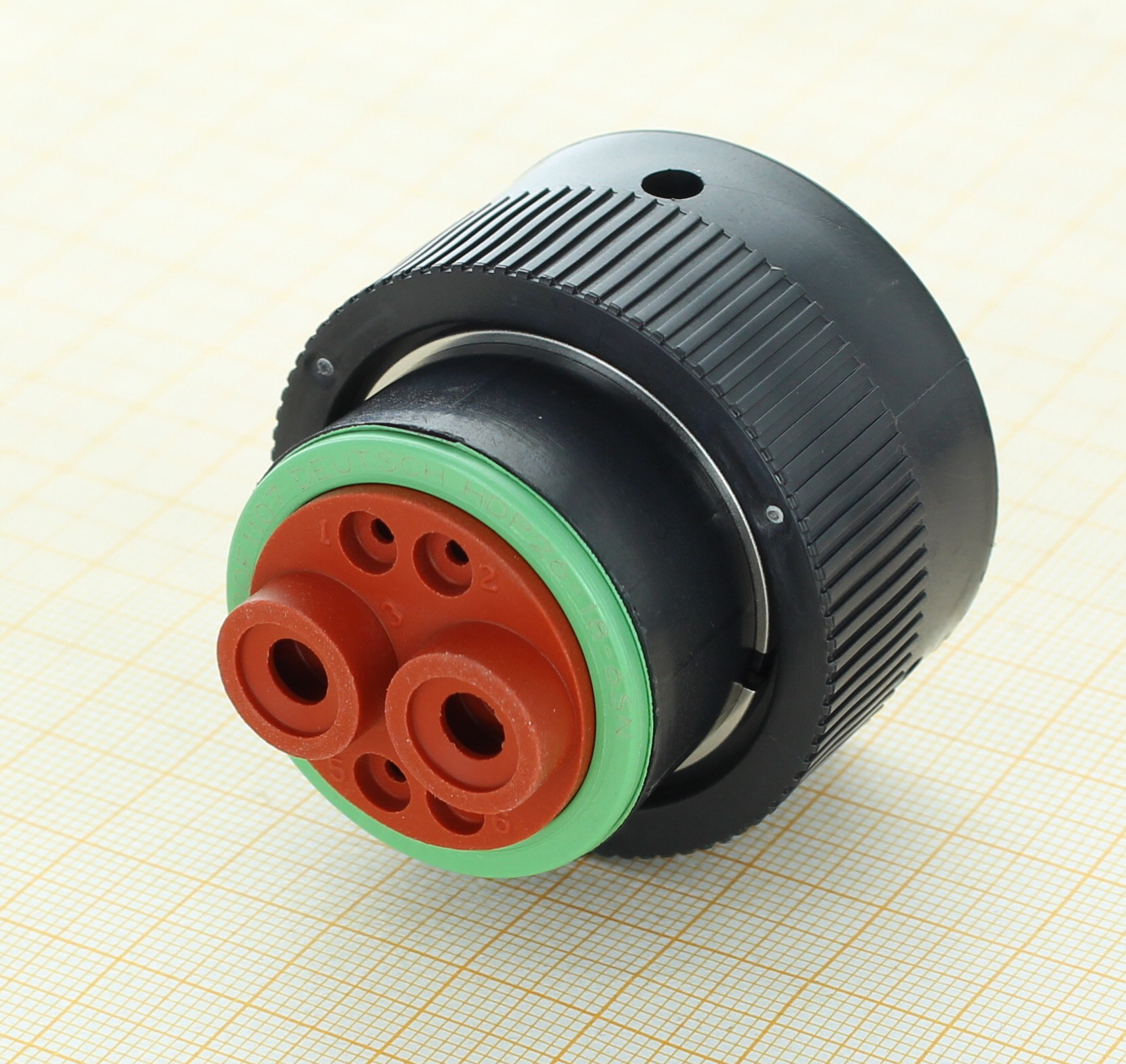 Deutsch HDP26-18-6SN - 6 Way HDP20 Series Socket Connector