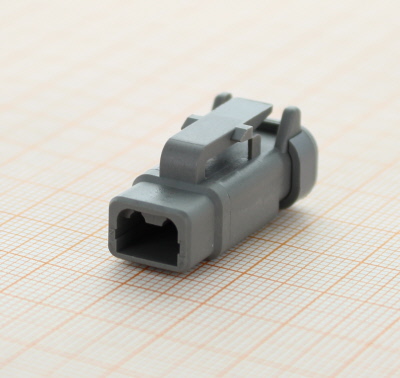 Deutsch DTM06-2S-E003 - 2 Way DTM Series Plug Connector with End Cap