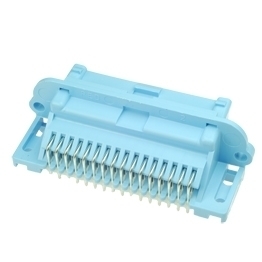 Delphi 12110323 - 32 Way Light Blue Micro-Pack 100 Unsealed Male Connector Assembly