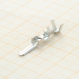 Delphi 12084611-L - Male 2.8 Tin Plated Terminal with double locking lance, Cable Range 0.5 - 1.0 mm2 (loose pieces)