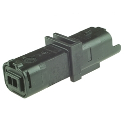 FCI/Delphi 211PL022S0049 - 2 Way Male sealed SICMA Connector black