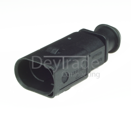 1J0973802 - 2 Way Sealed Male Connector 1.5 mm, 1-row, Coding I, (VW restricted)