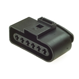 1J0973726 - 6 Way Sealed Female Connector 2.8 mm, 1-row, Coding I, (neutral)