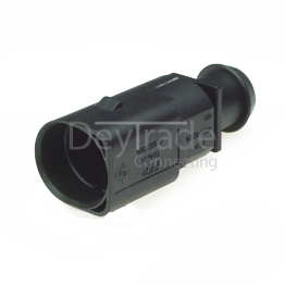 4B0973812 - 4 Way Sealed Male Connector 1.5 mm, 2-row, Coding I, (VW restricted)