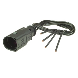 Vormontierter 4B0973812 - 4-poliger gedichteter maennlicher Stecker mit Kabel, 2-reihig, Kodierung I, (neutral)