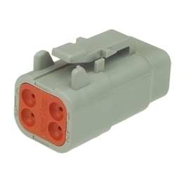 Deutsch DTM06-4S - 4-way Plug DTM Series