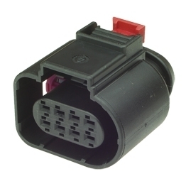 4H0973714B - 8 Way Sealed Female Connector 1.5 mm with CPA, 2-row, Coding I, (VW restricted)