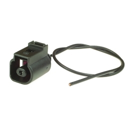 Vormontierter 1J0973701 - 1-poliger gedichteter weiblicher Stecker mit Kabel, 1-reihig, Kodierung I, (neutral)