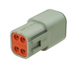 Deutsch DTP04-4P - 4 Way Receptacle Deutsch DTP-Series