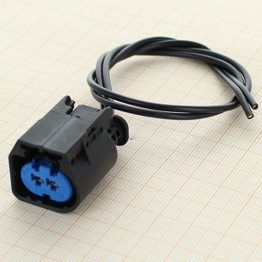 9444023-PT - Full assembled 2 Way Sealed SLK 2,8 Blue Female Connector with passive TPA, without CPA, Coding C1