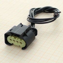 9444042-PT - Full assembled 4 Way Sealed SLK 2,8 Natural Female Connector with passive TPA, without CPA, Coding B