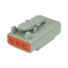 Deutsch DTM06-3S - 3-way Plug DTM Series