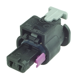 4F0973702 - 2 Way Sealed Female Connector 1.2 mm with CPA, 1-row, Cod. A, Variant I, (neutral)