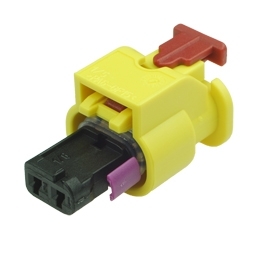 6R0973323 - 2 Way Sealed Female Connector 1.2 mm with CPA, 1-row, Cod. A, Variant IX, (neutral)