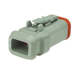 Deutsch DT06-4S-E008 - 4 Way Plug Deutsch DT-Series with Shrink Boot Adapter