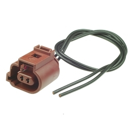 Full assembled 1J0 973 702A - 2 Way Sealed Female Connector 1.5 mm, 1-row, Cod. II, (neutral)