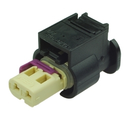 07P973702A - 2 Way Sealed Female Connector 1.2 mm, 1-row, Cod. B, Variant II, (neutral)