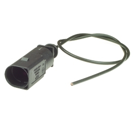 Vormontierter 1J0973821 - 1-poliger gedichteter maennlicher Stecker mit Kabel, 1-reihig, Kodierung I, (neutral)