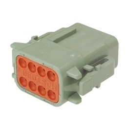 Deutsch DTM06-08SA - 8-way Plug DTM Series