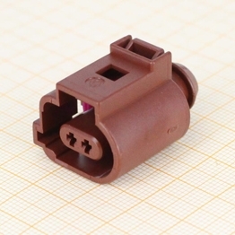 1J0973702A - 2 Way Sealed Female Connector 1.5 mm, 1-row, Coding II, (neutral)