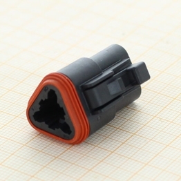 Deutsch DT06-3S-CE06 - 3 way Female DT Serie Connector with Enhanced Seal Retention and Reduced Dia. Seal