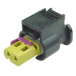 07P973702 - 2 Way Sealed Female Connector 1.2 mm, 1-row, Cod. A, Variant II, (neutral)