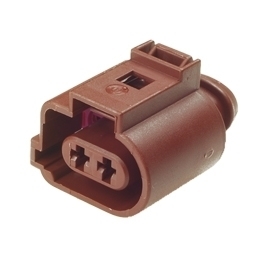 3B0973722 A - 2 Way Sealed Female Connector 2.8 mm, 1-row, Coding II, (neutral)