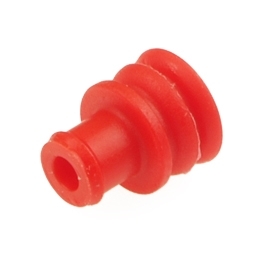 Tyco 281934-3 - Rote Einzeladerdichtung Superseal 1.5, 2.59 - 3.30 mm, 0.75 - 2.50 mm2