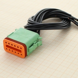 Full assembled DT06-12SC - 12 way plug DT Series