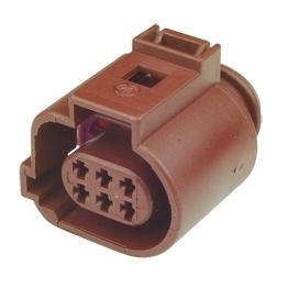 1J0973713A - 6 Way Sealed Female Connector 1.5 mm, 2-row, Coding II, (VW restricted)