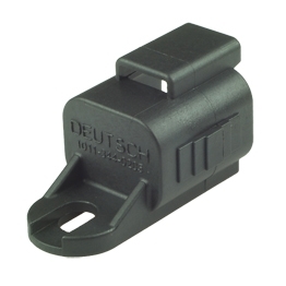 Deutsch 1011-344-0205 - Black Dust Cup for DT06-2S Connector