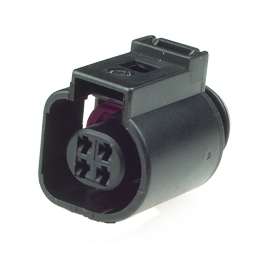 4B0973712 - 4 Way Sealed Female Connector 1.5 mm, 2-row, Coding I, (neutral)