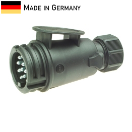 FEP 2521000 - 13-polige 12 V Anhaengerstecker Kunststoffausfuehrung mit Schnellverschluss (Faltstecker) OHNE Bajonettverriegelung