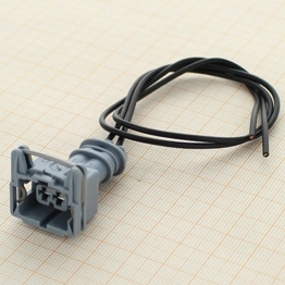 282680-1-PT - Full assembled 2 Way Black Female Junior Power Timer Connector