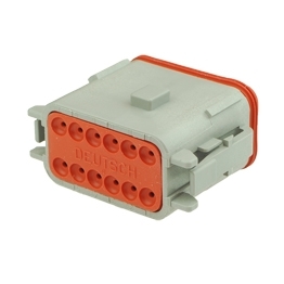 Deutsch DT06-12SA-P012 - 12 Way Plug Deutsch DT-Series with Enhanced Front Seal Retention