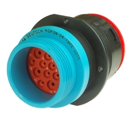 Deutsch HDP24-24-19PE-L015 - 19 Way Circular Connector HDP20 Series with extra thin sealing wall