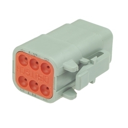 Deutsch DTM06-6S - 6-way Plug DTM Series